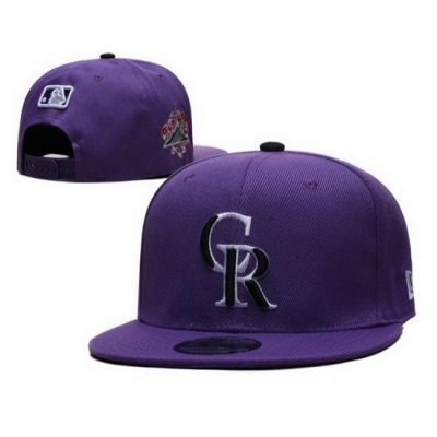 Colorado Rockies Snapback Cap 24E02