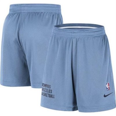 Men Memphis Grizzlies Blue Post Up Mesh Shorts