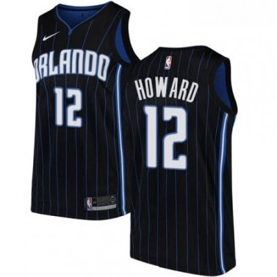 Womens Nike Orlando Magic 12 Dwight Howard Authentic Black Alternate NBA Jersey Statement Edition