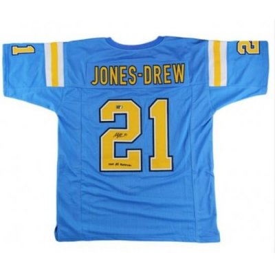 Men UCLA Jones Drew blue stitched jersey No Signature