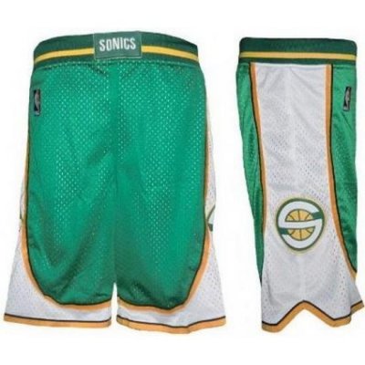 Seattle SuperSonics Basketball Shorts 001