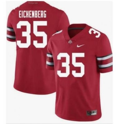 Men #35 Tommy Eichenberg Ohio State Men Player Jersey Red