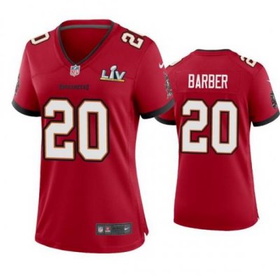 Women Ronde Barber Buccaneers Red Super Bowl Lv Game Jersey