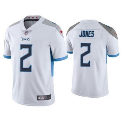 Youth Tennessee Titans 2 Julio Jones White Vapor Untouchable Limited Stitched Jersey