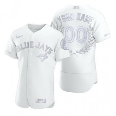 Toronto Blue Jays Custom Men Women youth 27 Nike Platinum MLB MVP Limited Player Edition Jersey