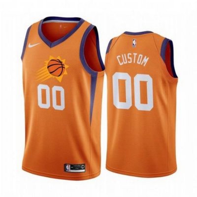 Men Women Youth Toddler All Size Phoenix Suns Custom Orange 2019 20 Statement Edition NBA Jersey