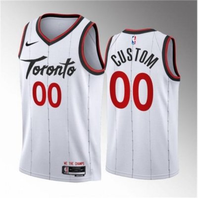 Men Women youth Toronto Raptors Active Player Custom White 2023 24 Association Edition Stitched Basketball Jersey