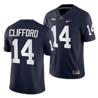 penn state nittany lions sean clifford navy college football men jersey