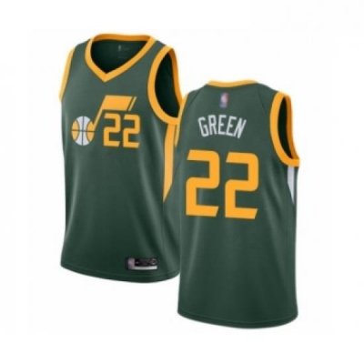 Youth Utah Jazz 22 Jeff Green Swingman Jersey Earned Edition