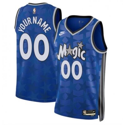 Men Women youth Orlando Magic Active Player Custom Blue 2023 24 Classic Edition Stitched Basketball Jersey