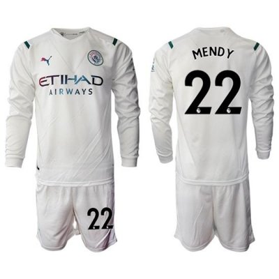 Men Manchester City Long Sleeve Soccer Jerseys 524