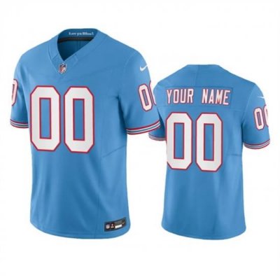 Men Women youth Tennessee Titans Active Player Custom Light Blue 2023 F U S E  Vapor Limited Throwback Stitched Football Jersey