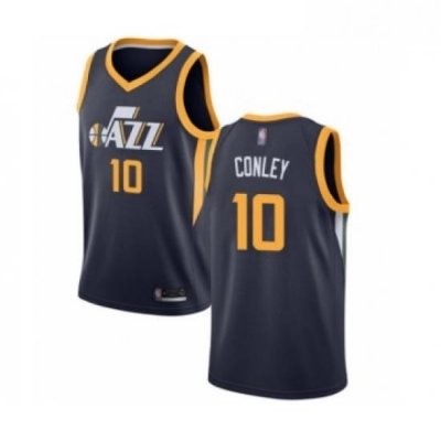 Youth Utah Jazz 10 Mike Conley Swingman Navy Blue Basketball Jersey Icon Edition