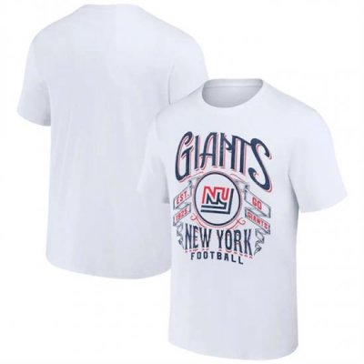 Men New York Giants White X Darius Rucker Collection Vintage Football T Shirt