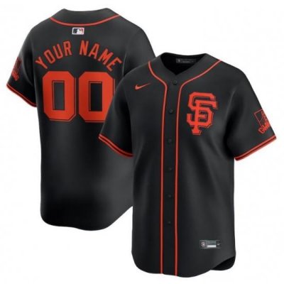 Men Women youth San Francisco Giants Active Player Custom Black 2024 Alternate Limited Stitched Baseball Jersey