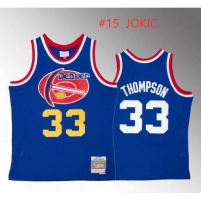 Men Denver #15 Jokic Throwback Jersey