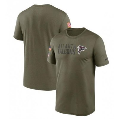 Men Atlanta Falcons Olive 2022 Salute To Service Legend Team T Shirt