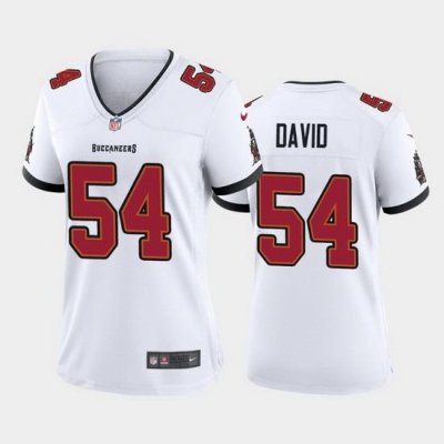 Women Nike Tampa Bay Buccaneers 54 Lavonte David White Vapor Limited Jersey