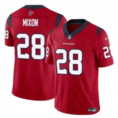 Youth Houston Texans 28 Joe Mixon Red 2024 F U S E Vapor Untouchable Limited Stitched Football Jersey