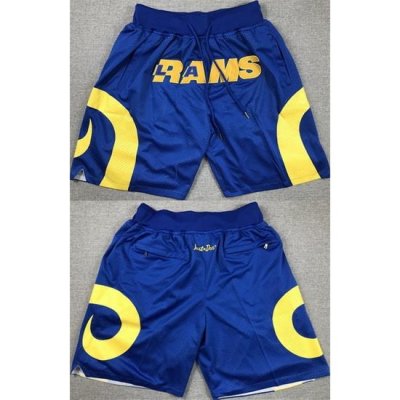 Men Los Angeles Rams Royal Shorts