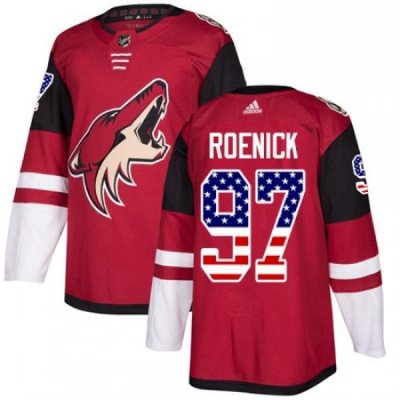 Youth Adidas Arizona Coyotes 97 Jeremy Roenick Authentic Red USA Flag Fashion NHL Jersey