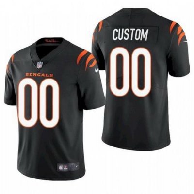 Men Women youth Cincinnati Bengals Customized 2021 Black Vapor Untouchable Limited Stitched Jersey