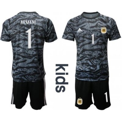 Kids Argentina Short Soccer Jerseys 004