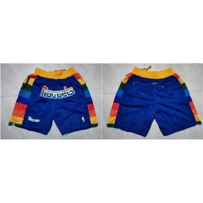 Denver Nuggets Basketball Shorts 007