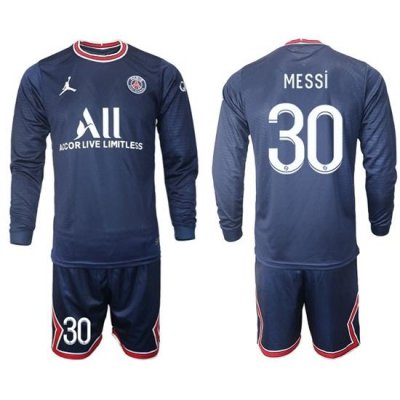 Men Paris Saint Germain Long Sleeve Soccer Jerseys 544